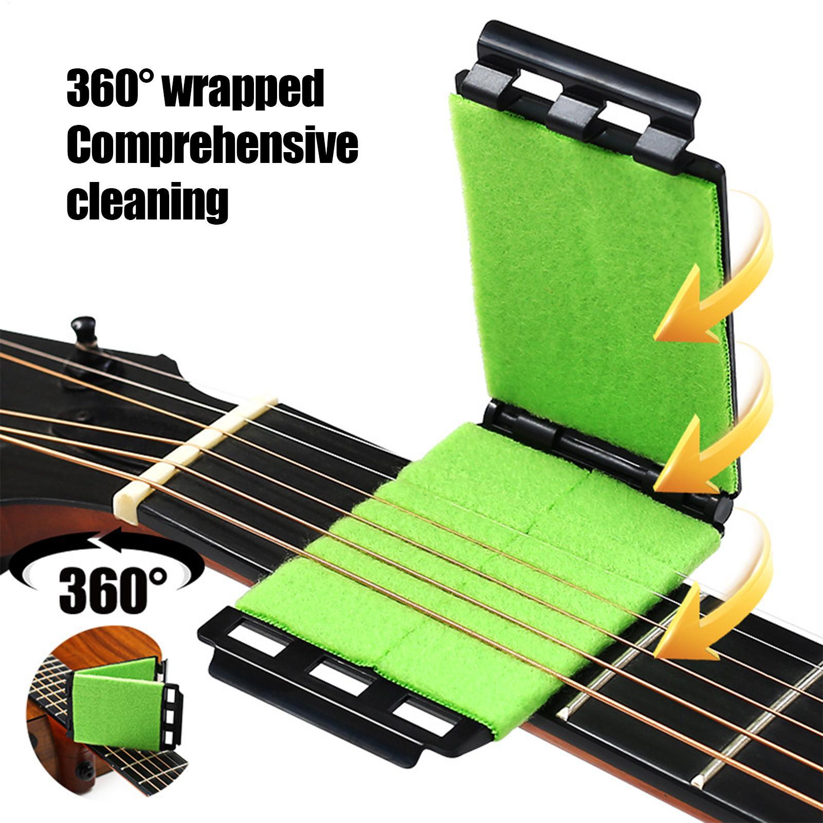 Audio Music Cleaner - Gitaarsnaarreiniger Doek Gitaar Fretboardreiniger Wisser Gitaaronderhoud