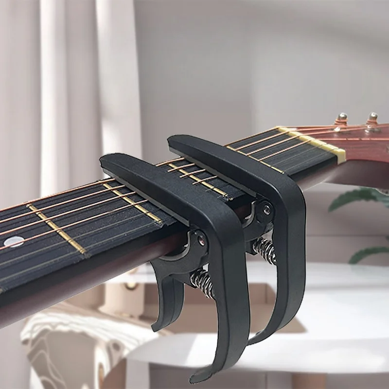 Guitar Capo Clip - Universele 6-snarige gitaar capo-stemklem voor akoestische