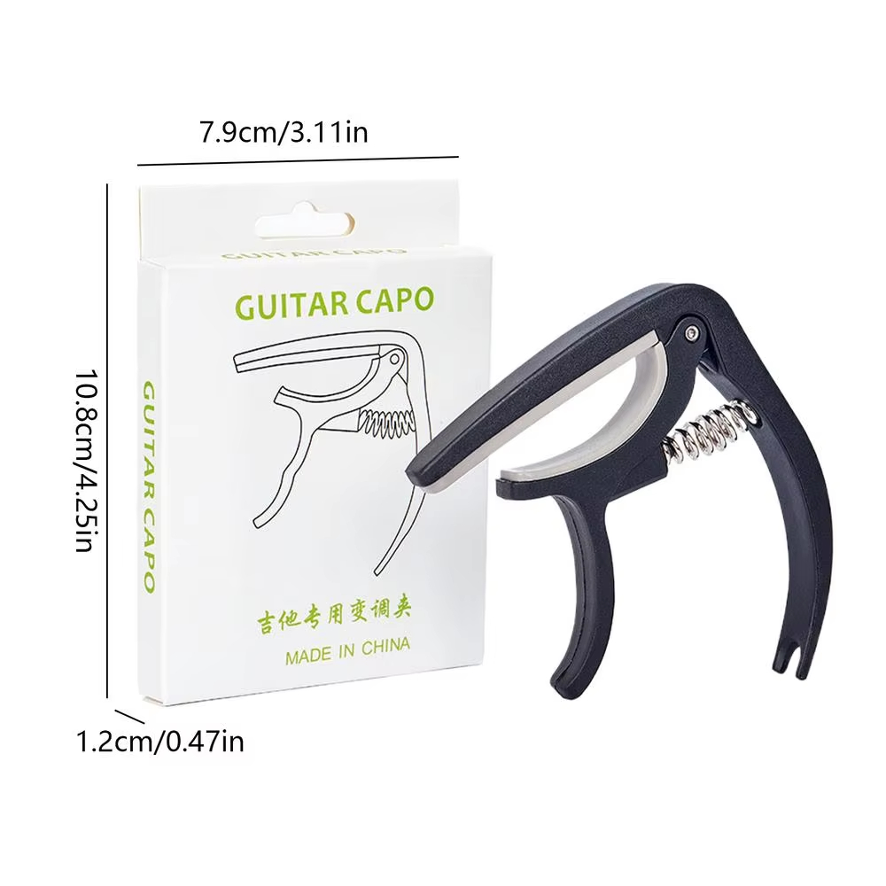 Guitar Capo Clip - Draagbare plastic gitaarcapo voor akoestische klassieke