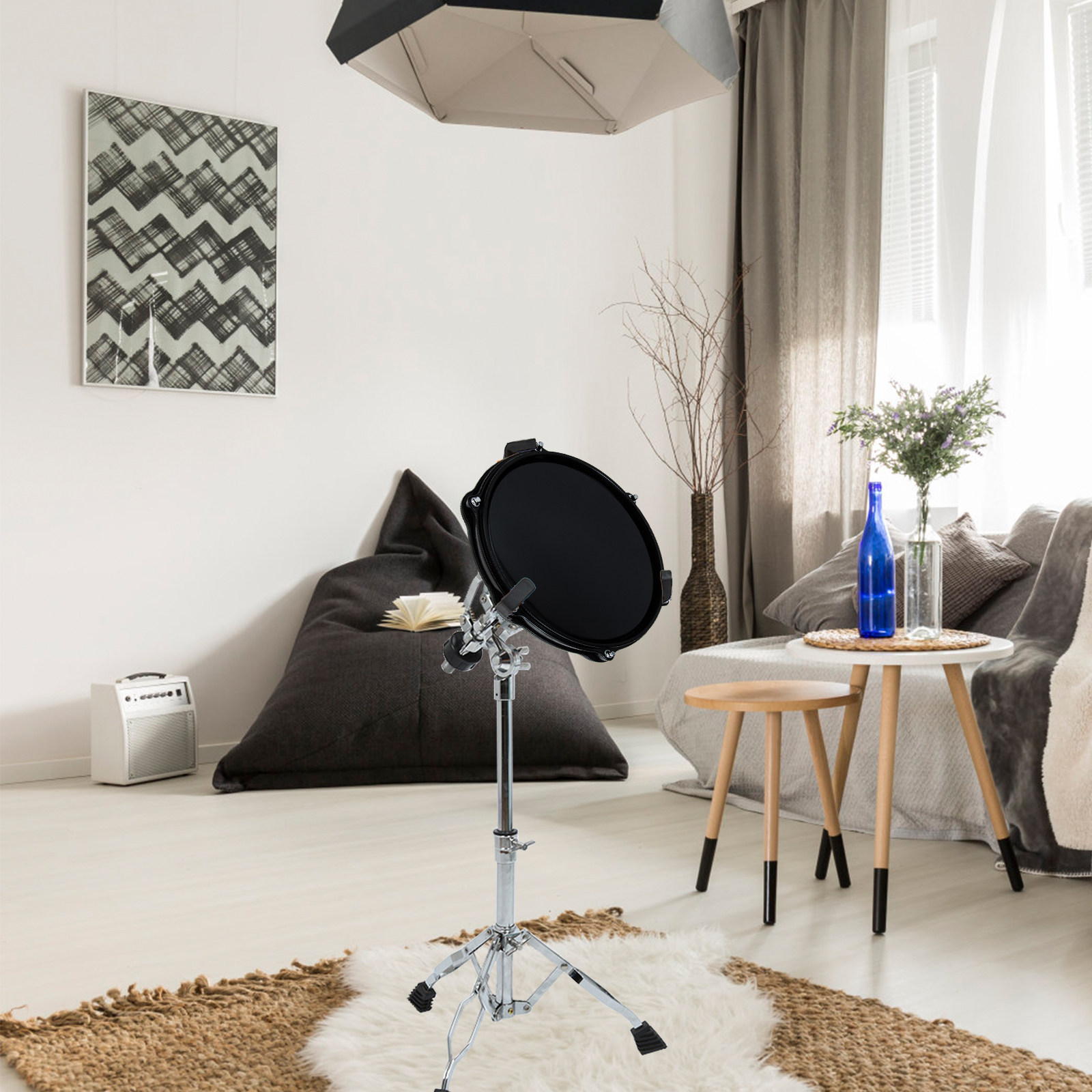 Drum Practice Pad - Oefenmat voor drummen van rubber en