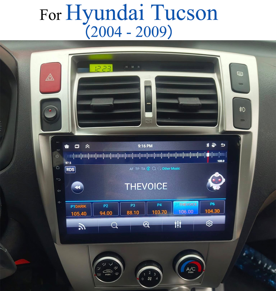 Audio Music Hindi - Autoradio Stereo Voor Hyundai Tucson 2004