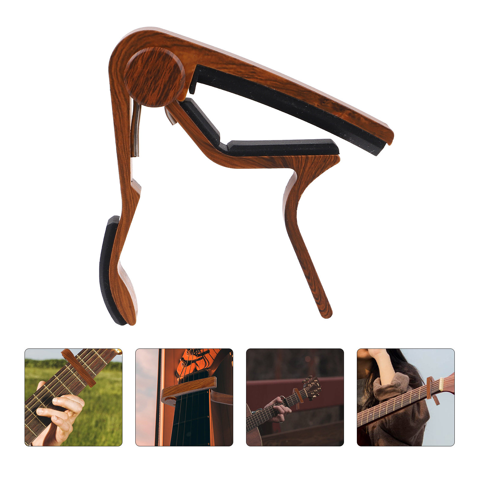 Guitar Capo Clip - Metalen gitaarcapo van zinklegering, prachtige capo-clip