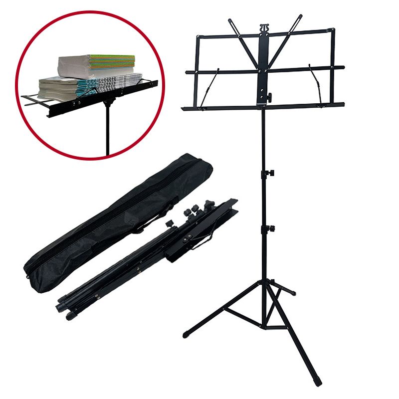 Audio Into Music Sheet - Opvouwbare compacte bladmuziek Statief-basisstandaard Play&Sing Kantelbare