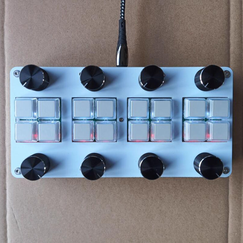 Midi Controller Pad - Met 8 schakelaars en 8 dempingsknoppen