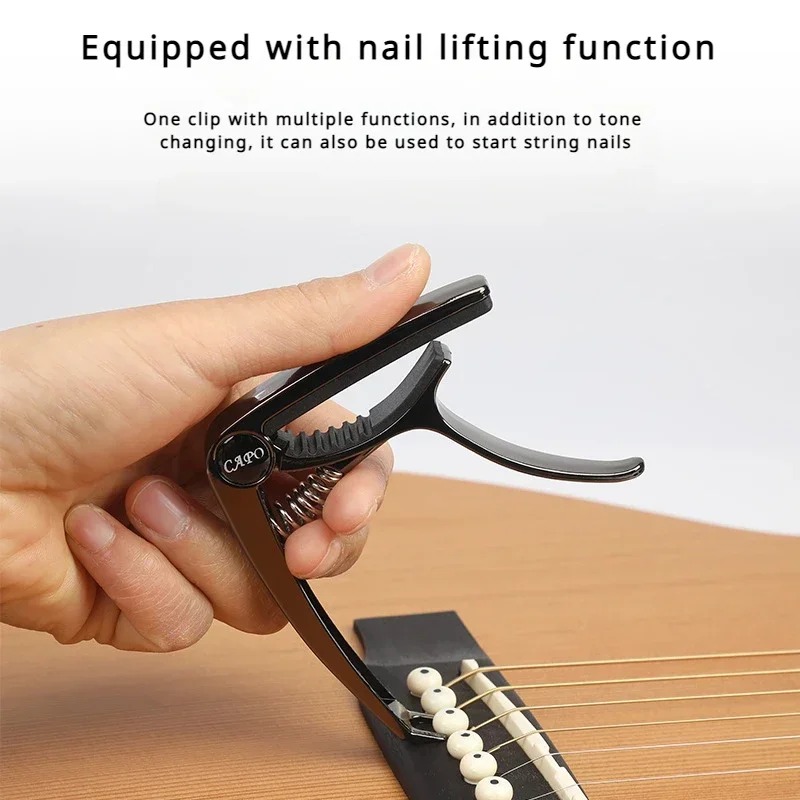 Uitstekende metalen gitaar cap - Guitar Capo Clip recensie en prijs