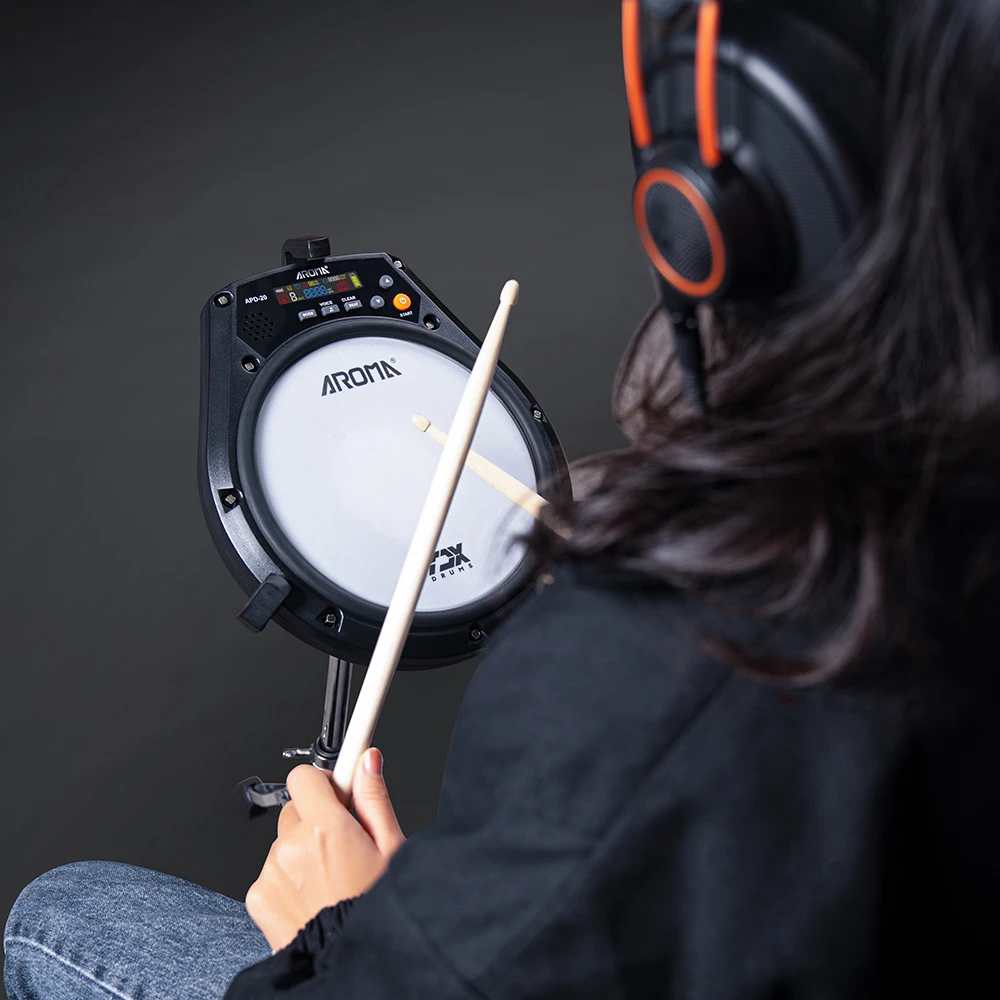 Aroma 8 Inch Oplaadbare Elektr - Drum Practice Pad recensie en prijs