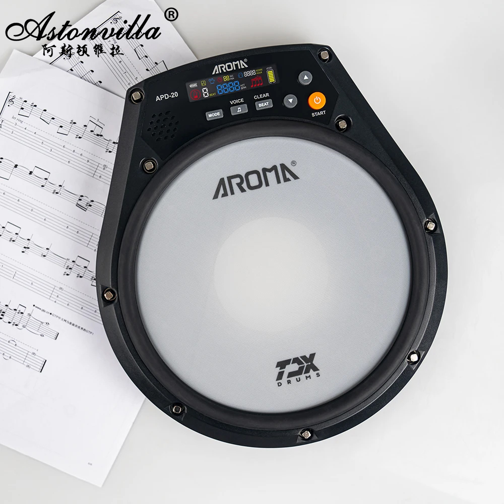 Aroma 8 Inch Oplaadbare Elektr - Drum Practice Pad recensie en prijs
