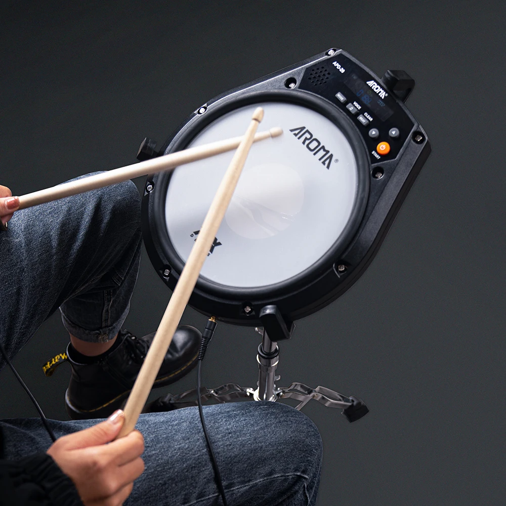 Aroma 8 Inch Oplaadbare Elektr - Drum Practice Pad recensie en prijs