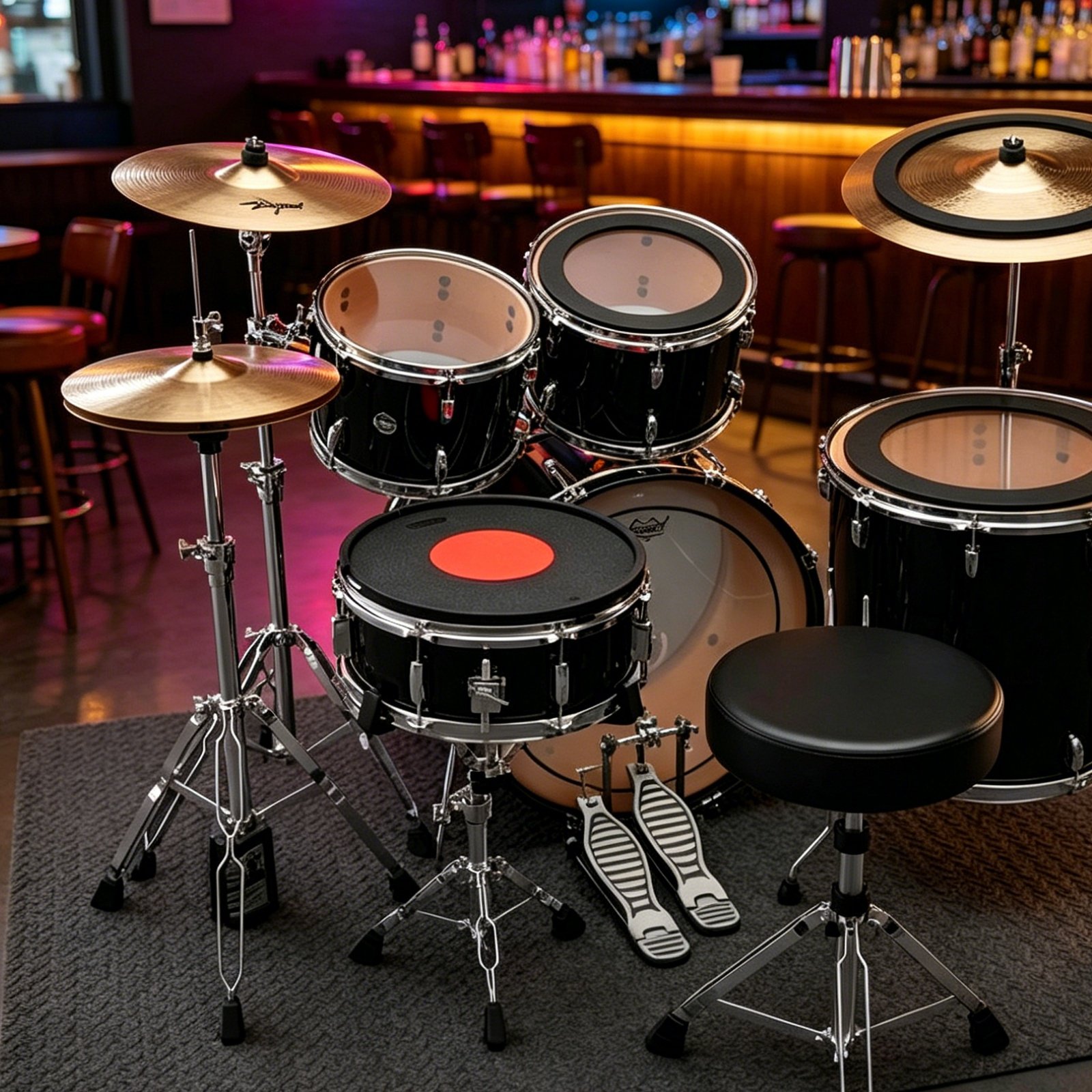 Rubberen trommel- en bekkendem - Drum Practice Pad recensie en prijs