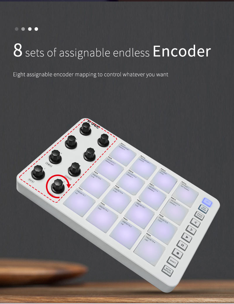 M-Vave SMC-PAD LaunchPad Desig - Midi Controller Pad recensie en prijs