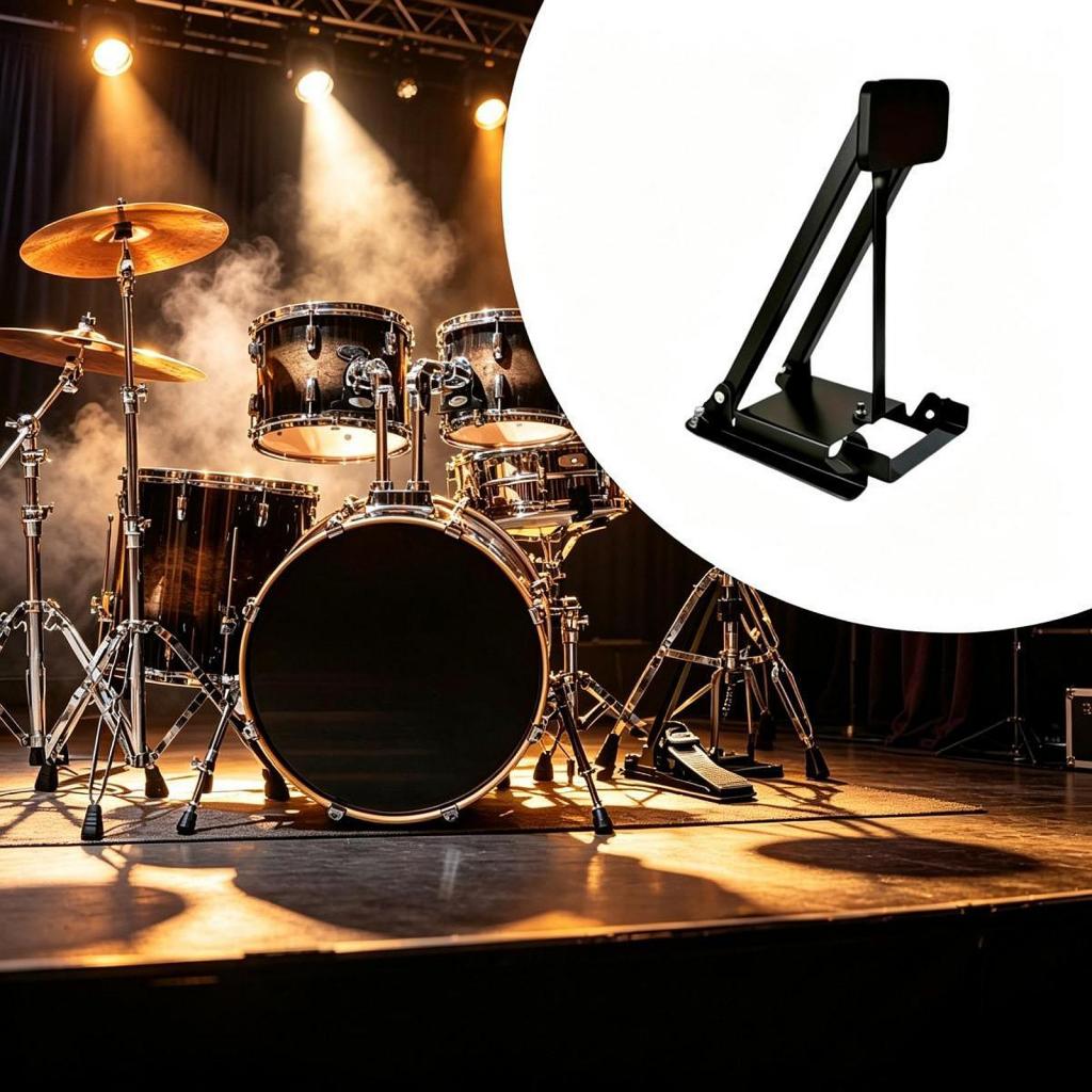 Compacte, gevoerde basdrum oef - Drum Practice Pad recensie en prijs
