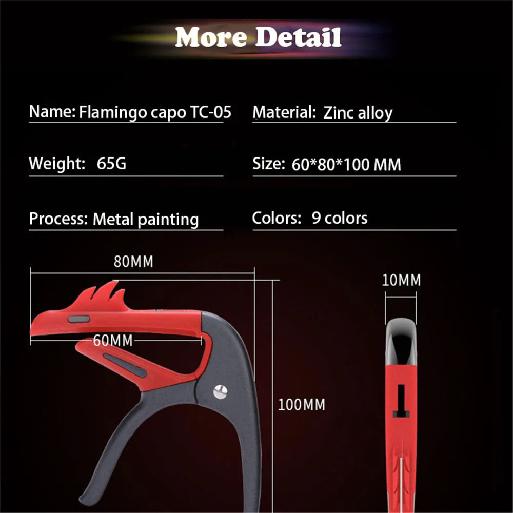 IRIN Gitaar Capo Metal Flaming - Guitar Capo Clip recensie en prijs
