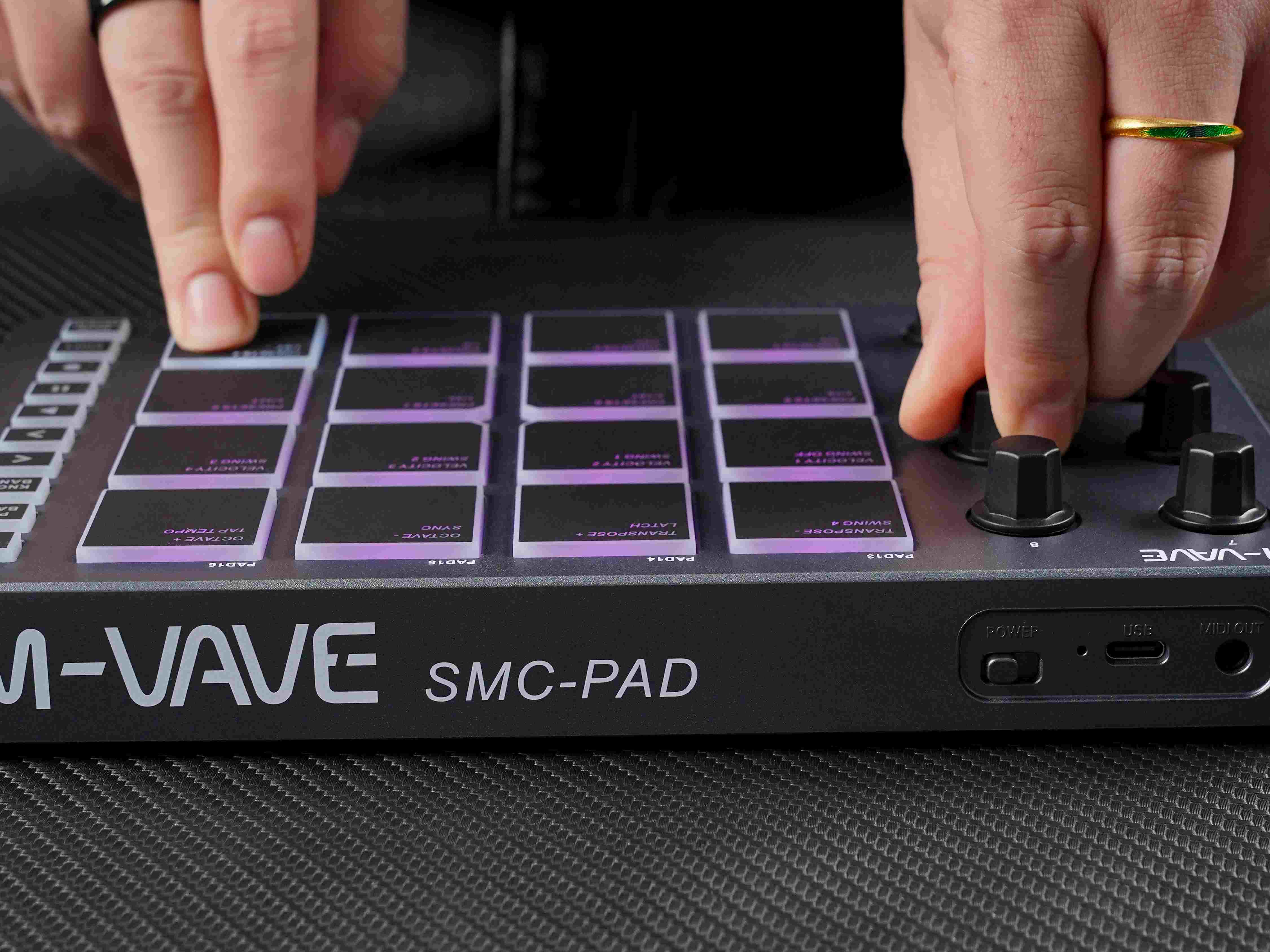 M-VAVE SMC-PAD MIDI Zwarte Con - Midi Controller Pad recensie en prijs