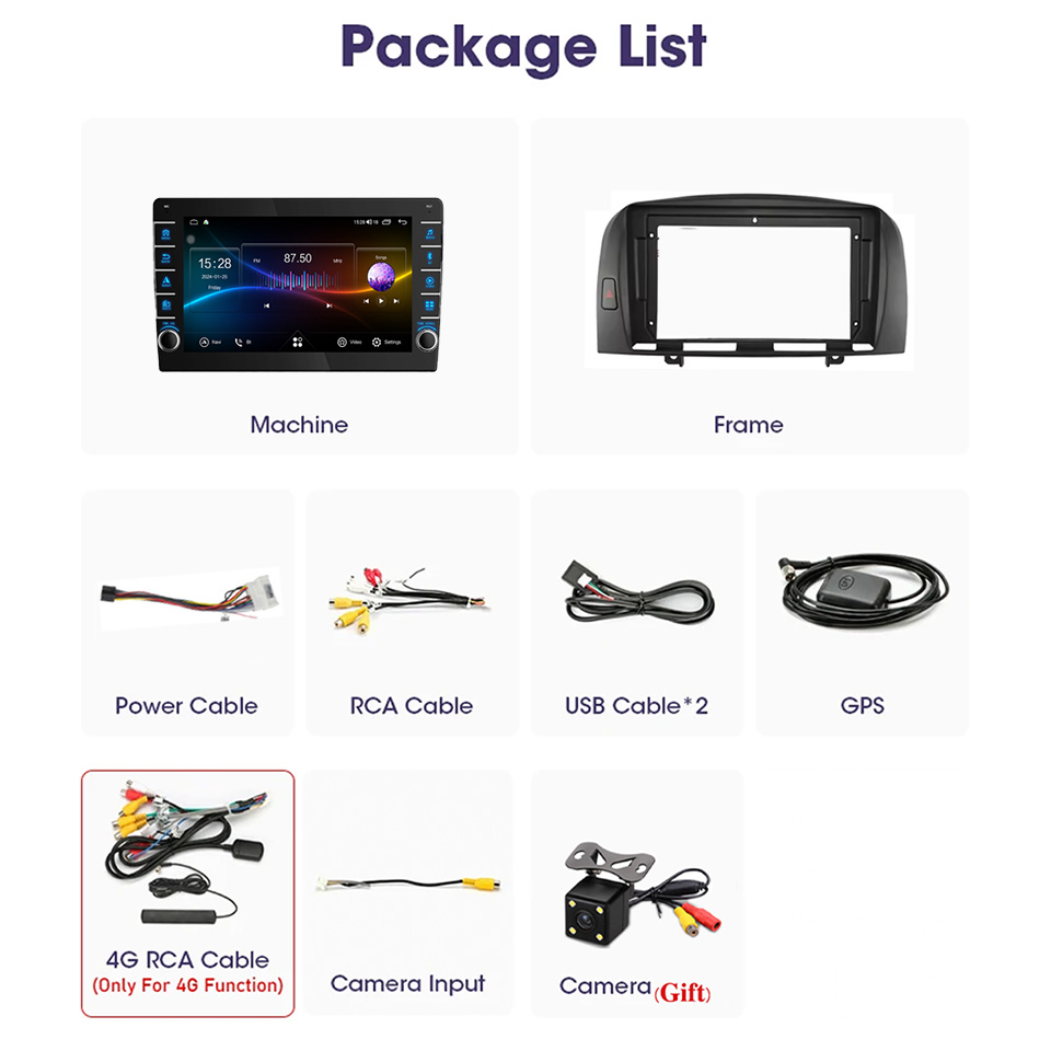 8G Ram 128Gb Qled Auto Radio A - Audio Music Hindi recensie en prijs