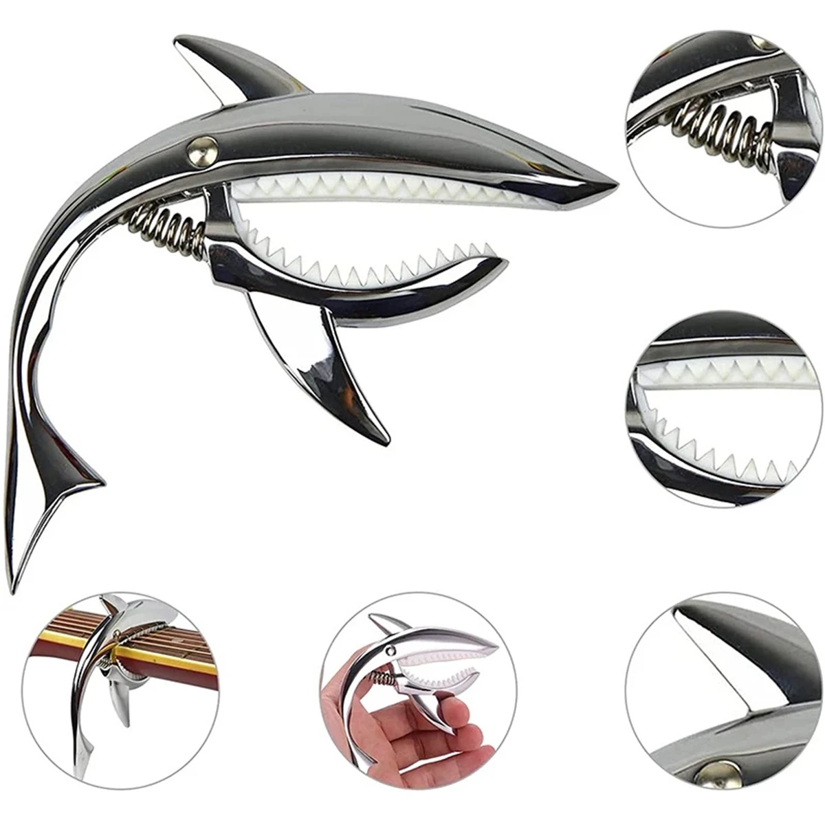 Miwayer Shark Gitaar Capo, 5 k - Guitar Capo Clip recensie en prijs